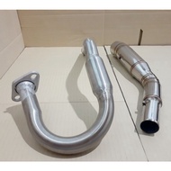 Wr155 racing Exhaust Neck Pipe - Yamaha wr155 stainless full header