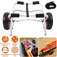 Foldable Kayak Canoe Boat Carrier Cart Trailer Trolley 176lbs Transport Cart for Paddleboard