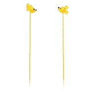 CHOW TAI FOOK Disney Classics 999 Pure Gold Dangling Earring - Mickey Mouse R21869