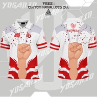 80th Indonesian Independence Day T-shirt Men's Top/Wanita JERSEY 17 August 2025 Custom 3D fullprinti