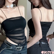 New Cilset 2025 Black Spaghetti Strap Top Light And Sexy See-Through Fast Delivery From Thailand /FY