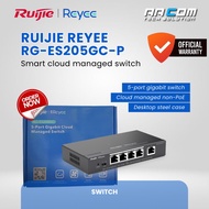 RUIJIE RG-ES205GC-P, 5-PORT GIGABIT SMART CLOUD MANAGEMENT PoE SWITCH