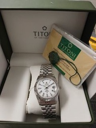 ☘️☘️💕SWISS TITONI COSMO KING DAY DATE 737