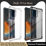 Imak for Motorola Moto G96 5G Shockproof Clear Soft TPU Case Transparent Silicone Back Cover