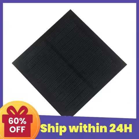 1.3W 5.5V Monocrystalline Solar Power Bank 98x98mm Monocrystalline Solar Cell for 3.7V Battery 3-5V 