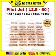 YAMAHA RXZ TS 125 TS125 125Z Y125Z Y125ZR 125ZR TZM Y110 SS110 PILOT JET PILOTJET PJ FOR CARBURETOR 