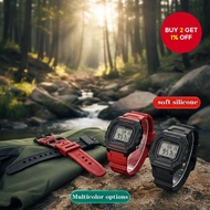 18mm,W-218H、F-108、AE1200、AE1300、AE-1500。  Tali jam getah 18mm untuk jam Casio termasuk W-218H, F-108