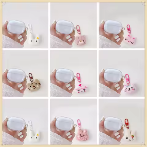 Cartoon Keychain Case For JBL Wave 200 / BEAM2 /TUNE BEAM2 /TUNE FLEX 2/ BUDS 2 Case For JBL Wave BE
