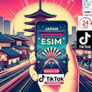 JAPAN eSIM 4G/5G High Speed Unlimited 24HRS USAGE* (3 - 30DAYS) 1GB/5GB/10GB/20GB/30GB  *CAN TT*