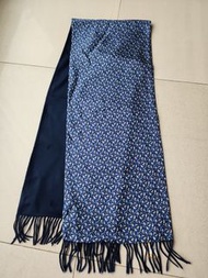 Salvatore Ferragamo silk n cashmere scarf 雙面羊絨絲綢圍巾