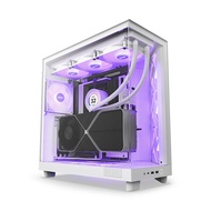 Case máy tính Nzxt H6 FLOW RGB ALL WHITE Trắng