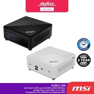 MSI CUBI 5 12M-229MY MINI DESKTOP PC - I5-1235U, INTEL IRIS XE, 8GB, 512GB, WINDOW 11 / 410MY I3-121