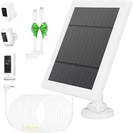 5W Solar Panel for Ring Camera 5V Outdoor Solar Battery Charger for Ring Spotlight Camera, Ring Stic