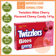 Kẹo Twizzlers Bites Hương Vị Cam Thảo Flavored Chewy Candy 141g