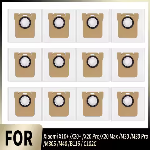 Durable Dust Bag For Xiaomi Robot Vacuum X10+/X10 Plus/X20+/X20Plus/X20 Pro /X20 Max /M30 /M30 Pro /