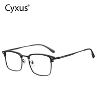 Cyxus Half Rim Browline Blue Light Filter Computer Glasses for Anti Eye Strain UV Unisex ( Women/ Me