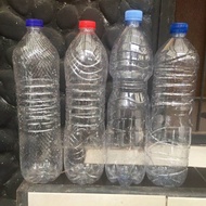 Botol Aqua bekas 600ml dan 1500ml