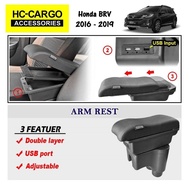 HC CARGO Honda BRV 2016 - 2019 HC-13 Comfort Adjustable ArmRest (3 USB & LED)
