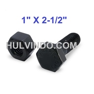HTB GRADE ASTM A325 STEEL BOLT + 2H NUT 1 X 2-1/2