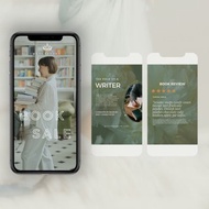 數位 Canva 模板/作者/獨立出版寫作者/Instagram story 貼文/英文版