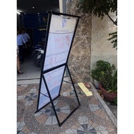 Outdoor standee 60cm x 160cm and 80 x 180cm