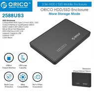 2,5" External Sata Hard Disk Casing USB 3.0 HDD Enclosure Sata 2.5 inch ORICO 2588 US3 / 2521 U3
