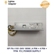 【NEW】 HP PRODESK PA-1181-3HV / PCH021 180W PSU | 600 G3 G4 G5 | SFF | 4P + 4P + 7P (P2) | POWER SUPP