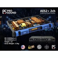 (Ready Stock Malaysia) PS Pro Sound AES2+ Stereo Digital Power Amplifier (2x1500Watt) Professional S