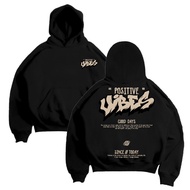 BEXLEY Positive Vibes Hoodie Jumper Jacket M - XXL Unisex (Men & Women)