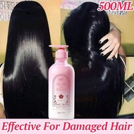 Hair conditioner inai rambut Keratin hair treatment for damage hair 500ML frizzy hair treatment Nour