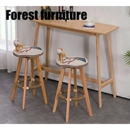 coffee table coffee table solid wood solid wood bar table home simple high-legged long table living 