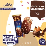 Aice Ice Cream Chocolate Almond isi 10 pcs eskrim