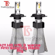NEW FOX FOGLAMP 3 WARNA KUNING PUTIH H11 H16 H8 INNOVA AVANZA REBORN