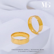 Merlin Goldsmith 22K 916 Gold Engagement Ring / Wedding Ring [Classy & Timeless]