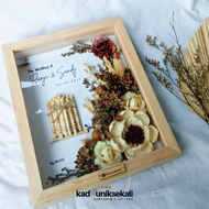 Bingkai Mahar Logam Mulia Replika / Bingkai Mahar Uang / Frame Mahar Terima Jadi