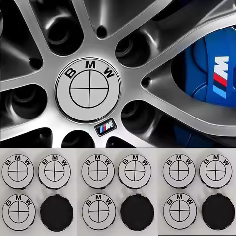 68/56mm-4pcs Car Modification BMW Hub Cover Tire Center Decoration For BMW M X1 X3 X5 X6 E60 E92 E71