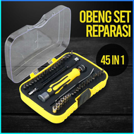 COD Obeng Set Reparasi 45 in 1 / obeng buat bongkar hp full set lengkap yg bagus / obeng bongkar hp 