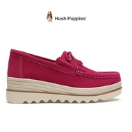 Hush Puppies รองเท้าผู้หญิง รุ่น Lucy Loafer HP IWCFS23B172R - สีแดง รองเท้าหนังแท้ รองเท้าลำลอง รองเท้าแบบสวม Women Shoes Boat Shoes &amp; Loafers