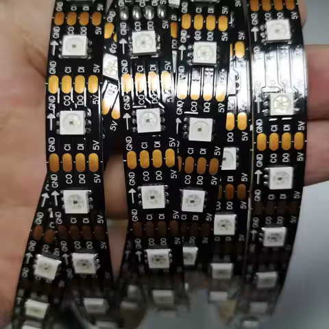 DC5V SK9822 APA102 Smart LED Pixel Strip 30/60/144 LEDs/Pixels/m IP30/IP65/IP67 APA102C 5050 Smd RGB