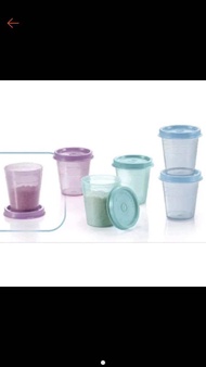 Tupperware midget 60ml 6pcs