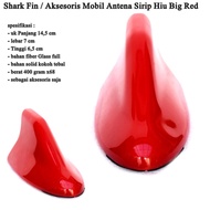 MERAH Shark Fin Car Antenna Shark Fin Accessories/ RedBIG