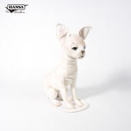 Hansa 8586-Sphinx Cat (White) 34cm