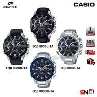 Casio Edifice Men Watch Tough Solar Bluetooth Smart Link Quartz Analog Watch EQB-800BL EQB-800BR EQB