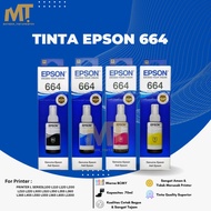Tinta Epson 664 1 Set 4 Warna (C/M/Y/K) Untuk Printer L100 L110 L120 L200 L210 L220 L300 L360
