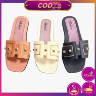 selipar wanita sandal flat wanita selipar murah sandal flat viral selipar cantik selipar harian seli