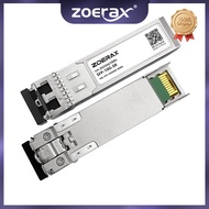 Zoerax 10G Multi-Mode Dual  Fiber Optical Transceiver Module - SFP 850nm Dual LC Up to 300m 10Gbps L
