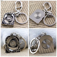 VEXUS Spinning Rotor Keychain, Zinc Alloy Mechanical Automotive Engine Rotary Keyring, Bag Ornaments