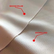 Bahan Kain Jersey Dryfit Milano Warna Putih Per Roll ( 1Roll 25Kg )