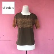 HIJAU Army green et cetera top
