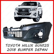 TOYOTA HILUX REVO GUN125 *4 DOOR* (2018 - 2020) FRONT BUMPER / BUMPER DEPAN